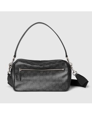 Gucci Essence Classic Small Crossbody Bag, Gg Canvas - Black