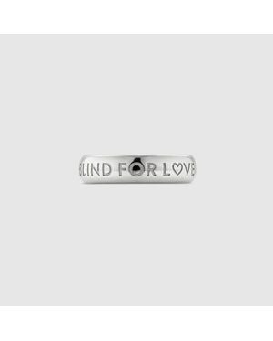 Gucci Blind For Love Ring - White
