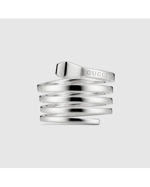 Gucci Chiodo Multi-Row Ring - White