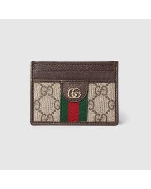 Gucci Porte-Cartes Ophidia - Natur