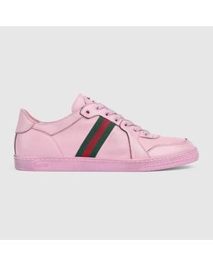 Gucci Stretch Low-Top-Damensneaker, Größe - Pink