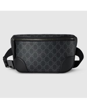 Gucci Riñonera Gg Emblem Tamaño Mediano, Talla 90 - Negro