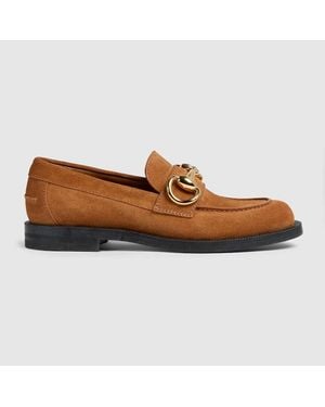 Gucci Boulevard Loafer, Suede - Brown