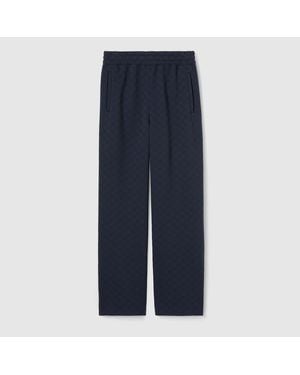 Gucci Gg Technical Jersey Sportswear Pant - Blue