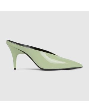 Gucci Sabot 97 Donna Con Tacco, Taglia - Verde