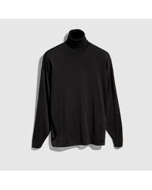 Gucci Extra Fine Silk Sweater - Black