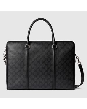 Gucci Maletín Mediano Essence Classic - Negro
