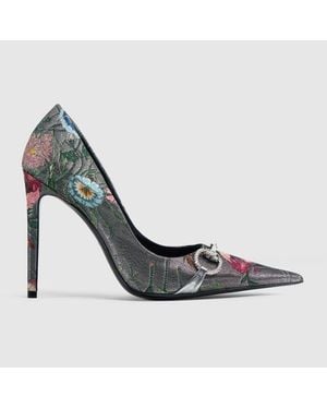 Gucci Escarpins Donna Avec Détail Mors En Cristaux Pour Femme, Taille - Mettallic