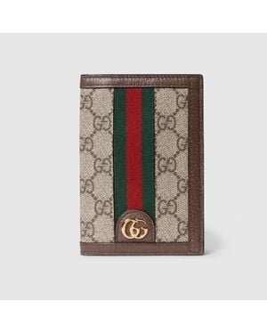 Gucci Ophidia Passport Case - Brown