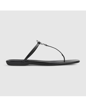 Gucci Thong Sandal, Uk - Black