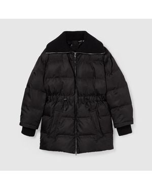 Gucci Gabardine Fine Nylon Jacket With Logo - Black