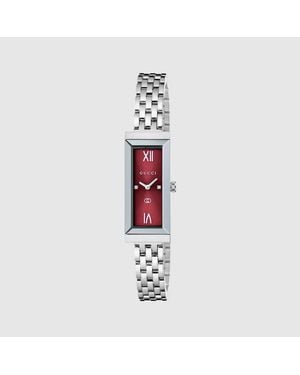 Gucci Orologio G-Frame, 14X34 Mm - Rosso
