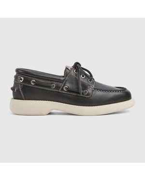 Gucci Scarpa Stringata Uomo, Taglia - Nero
