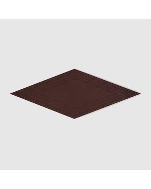 Gucci Foulard A Rombo - Marrone