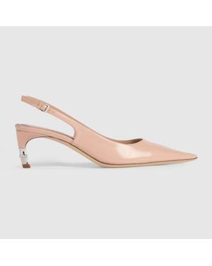 Gucci Castello Slingback, Uk - Pink