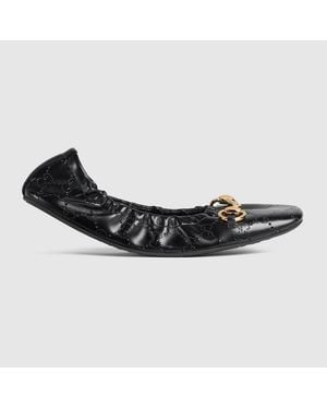 Gucci Prima Ballet Flat - Black