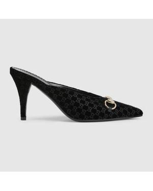 Gucci Sabot Donna Con Morsetto, Taglia - Nero