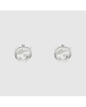 Gucci Interlocking Cufflinks - Metallic