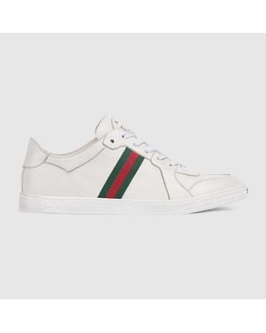 Gucci Sneaker Bassa Stretch Donna, Taglia - Bianco
