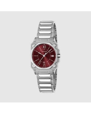 Gucci Orologio G-Flat, 30 Mm - Rosso