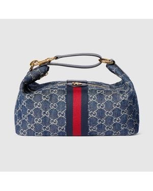 Gucci Vanity Medium Top Handle Bag - Blue