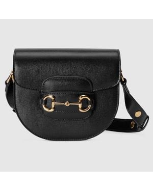 Gucci Mini Borsa Rotonda Horsebit 1955 - Nero