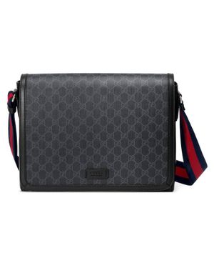 Gucci Gg Supreme Flap Messenger - Multicolour