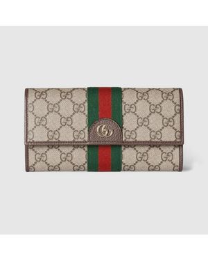 Gucci "Ophidia" Wallet - Metallic