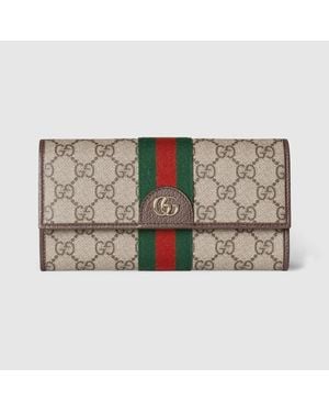 Gucci "Ophidia" Wallet - Metallic
