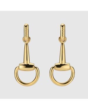 Gucci Horsebit Earrings, -Toned Metal - Metallic