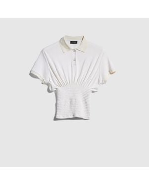 Gucci Striped Silk Jersey T-Shirt - White
