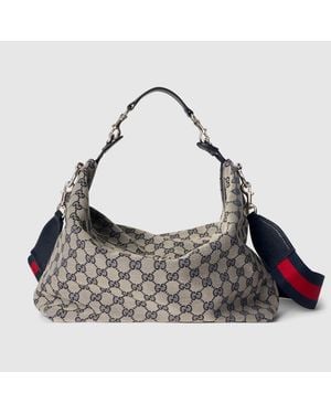 Gucci Borsa A Tracolla Brera Misura Media - Grigio