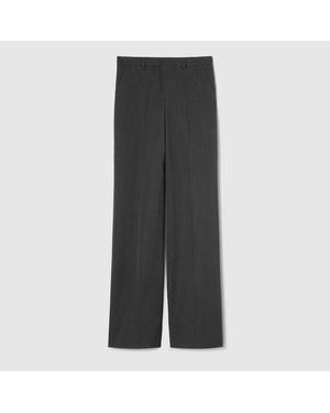 Gucci Pantalón De Lana, Talla - Gris