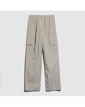 Gucci Froissé Nylon Faille Cargo Trousers, Ready-To-Wear - Grey