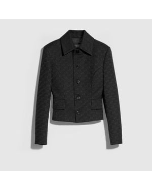 Gucci Veste En Toile Gg, Taille - Schwarz