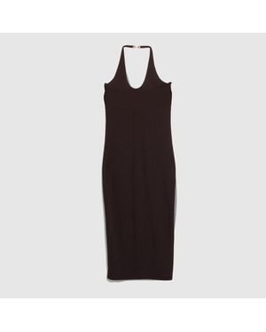 Gucci Viscose Crêpe Jersey Dress With Horsebit, Size Xl, Ready-To-Wear - Black