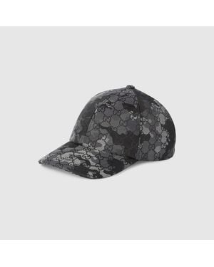 Gucci Gorra De Béisbol De Canvas Gg Marmoleado, Talla - Negro
