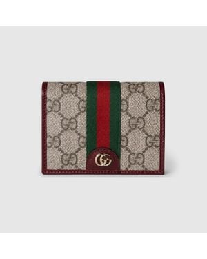 Gucci Portefeuille Ophidia Petit Format - Neutre