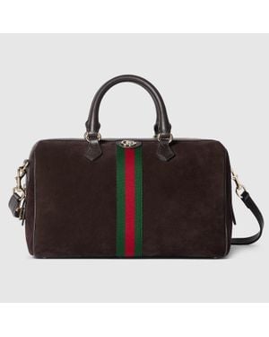 Gucci Bolso Boston Ophidia Tamaño Grande - Negro