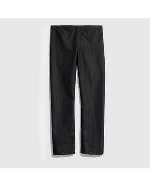 Gucci Cotton Blend Denim Trousers - Black