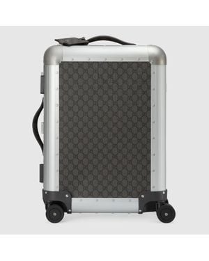 Gucci Aluminum gg Cabin Trolley - Grey
