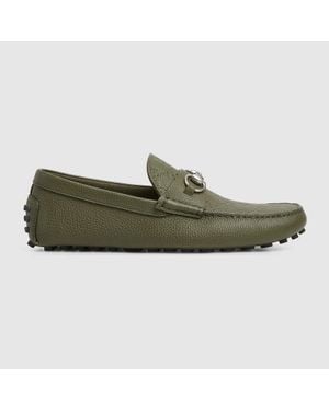 Gucci Driver With Horsebit - Green