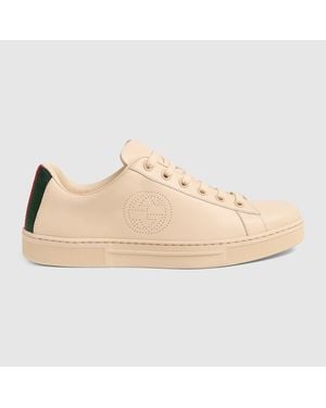Gucci Ace Trainer, Uk - Natural