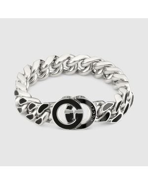 Gucci Interlocking Chain Bracelet - Metallic