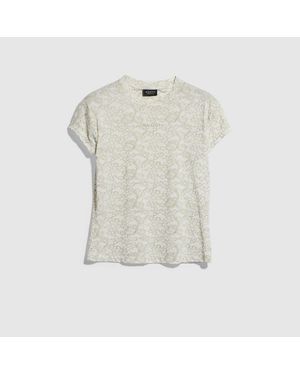 Gucci Printed Cotton Jersey T-Shirt - White