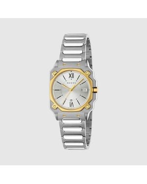 Gucci G-Flat Watch, 30Mm - Metallic