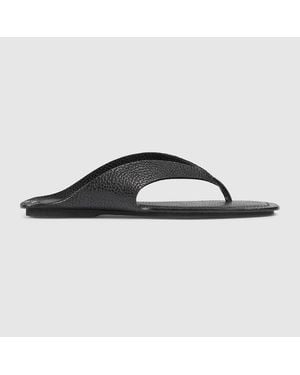 Gucci Tongs Avec Motif Gg Pour Homme, Taille - Noir