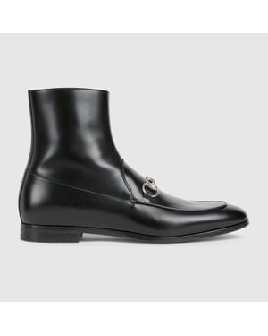 Gucci Stivaletto Uomo Con Morsetto, Taglia - Nero