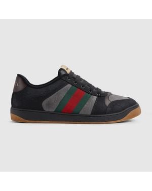 Gucci Baskets Screener Pour Homme, Taille - Noir