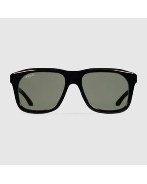 Gucci Square Frame Sunglasses - Black